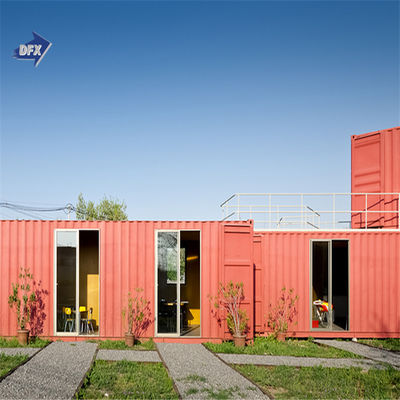 qualità  Colorful Prefabricated log cabin container office tiny house modular house prefabricated homes fabbrica