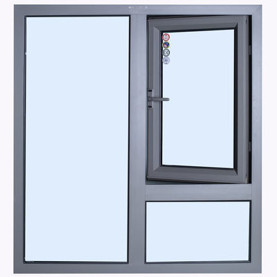 qualità  Folding Screen 1 Hour /1.5 Hour Cutoff Bridge Aluminum Alloy Fire Proof Glass Casement Window fabbrica