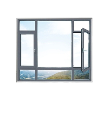 High Quality Folding Screen Aluminum Alloy Heat Insulation Casement Window Home Soundproof Windows For Commercial Building