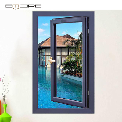 Swing Production Of Insulated Aluminum Double Glazed Waterproof Casement Windows