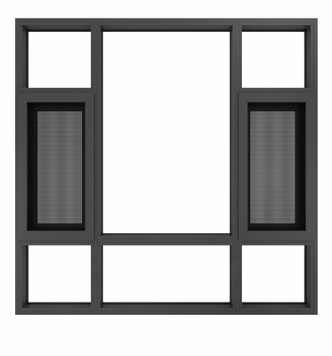 Folding Aluminum Screen Windows / Aluminum Doors Windows / Aluminum Casement Window
